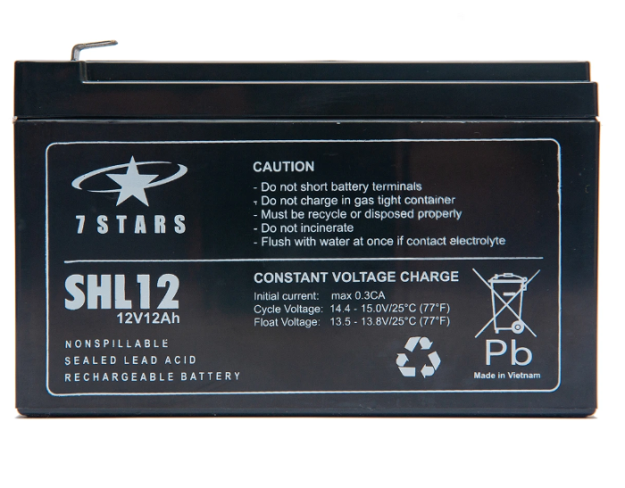 Аккумуляторная батарея 7Stars AGM SHL12 (12Ah 12V)