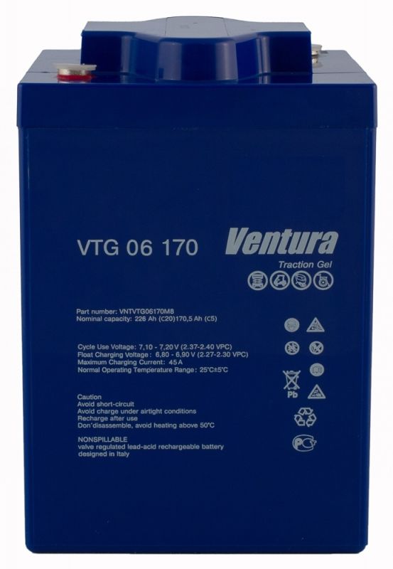 Акумуляторна батарея Ventura VTG 06-170 M8 Traction GEL