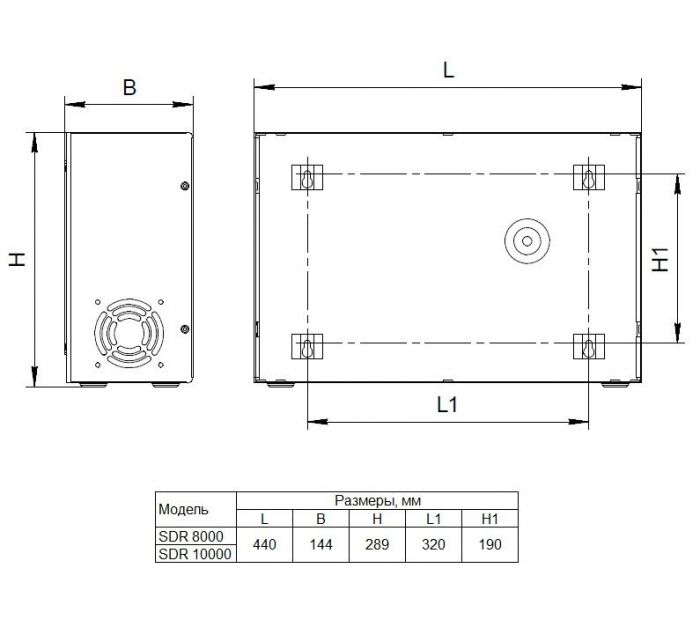 Стабилизатор напряжения Aruna SDR 8000