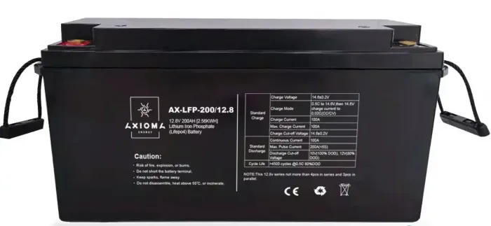 Акумулятор літієвий Axioma Energy AX-LFP-200/12.8 LiFePo4