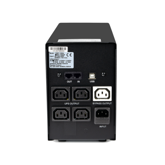 ИБП Powercom BNT-1000AP (600 Вт) IEC