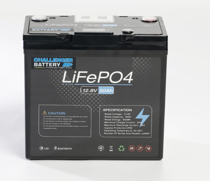 Акумуляторна батарея літієва Challenger LiFePO4 LF12-50