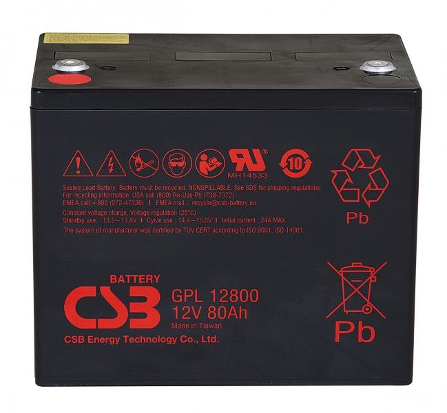 Акумуляторна батарея CSB GPL 12800