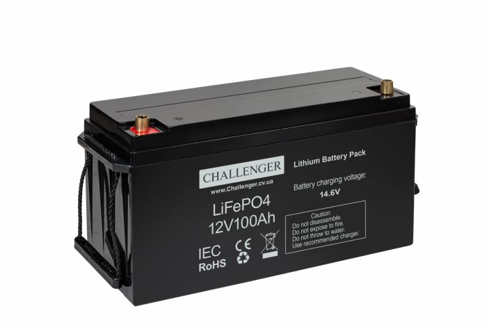 Аккумуляторная батарея литиевая Challenger LiFePO4 LF12-100