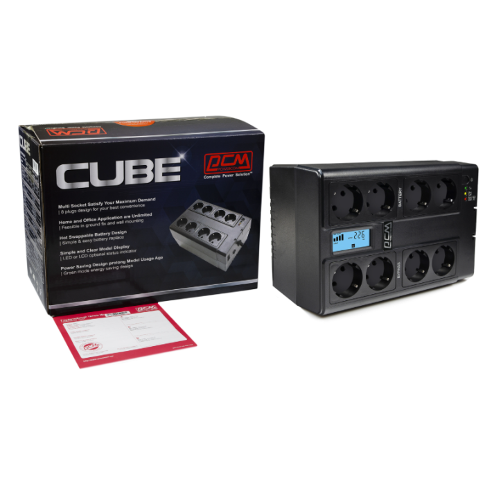 ИБП Powercom CUB-850N (510 Вт)