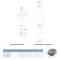 Насос відцентровий свердловинний 0.55кВт H 85(55)м Q 40(25)л/хв Ø66мм AQUATICA (DONGYIN) 2.5SDm1.8/31 (777073)