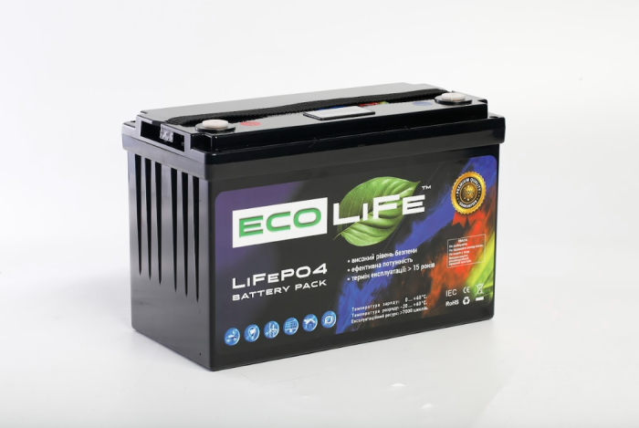 Литиевый аккумулятор EcoLiFe LF12-100 LiFePO4