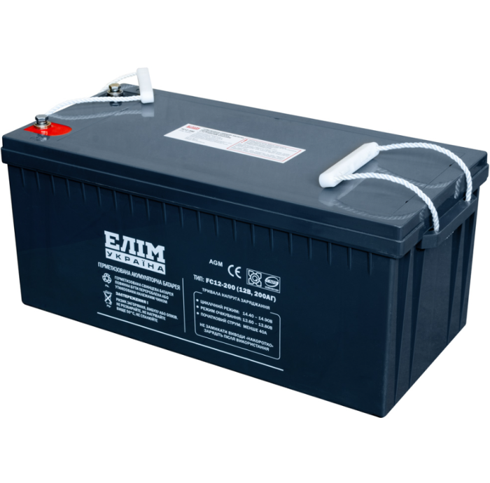 Акумуляторна батарея Elim-Україна FC-12-200