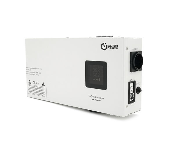 Стабилизатор напряжения релейный Europower SLIM-3000SBR LED
