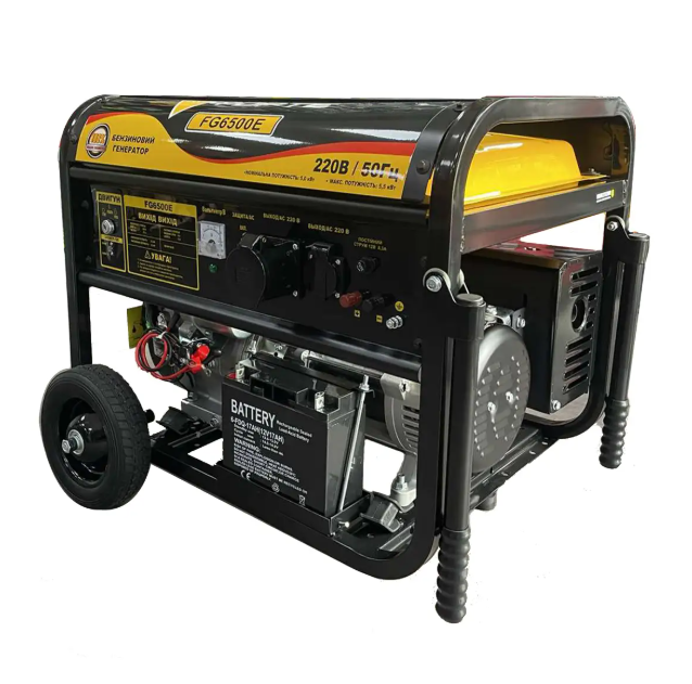 Бензиновый генератор Forte FG6500E (5кВт)