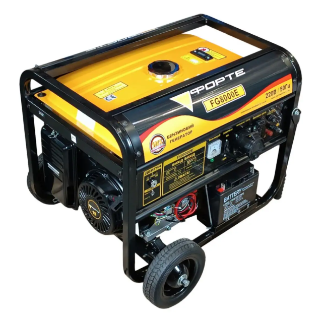 Бензиновый генератор Forte FG8000E (6кВт)