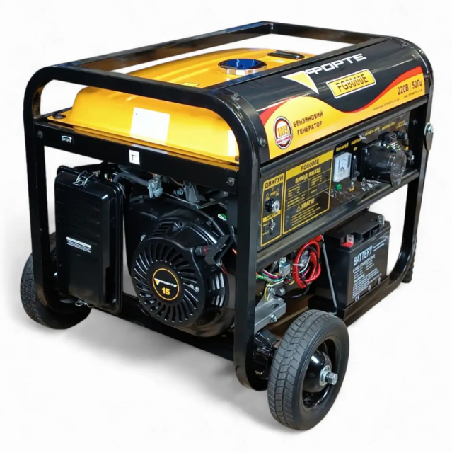 Бензиновий генератор Forte FG9000E (7.5кВт)