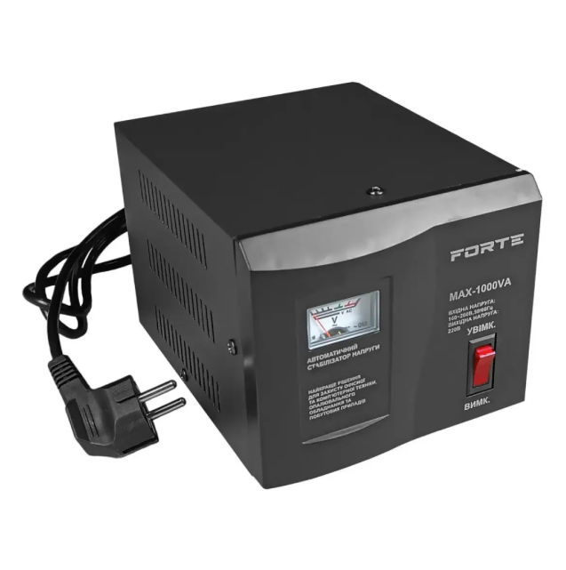 Стабілізатор напруги Forte MAX-1000VA