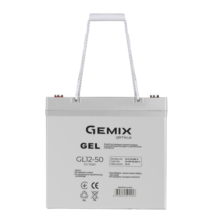 Аккумуляторная батарея Gemix GL12-50