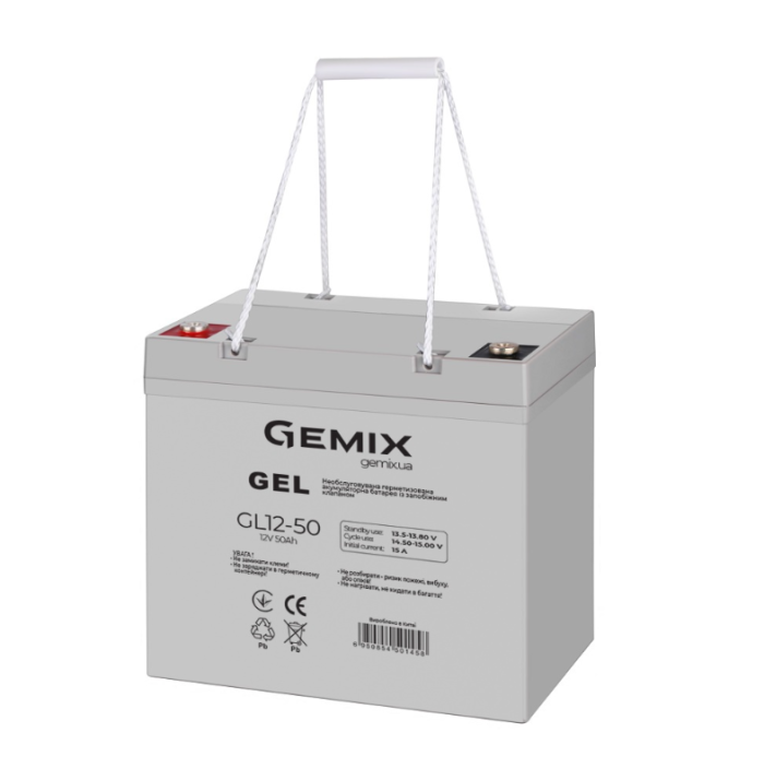 Аккумуляторная батарея Gemix GL12-50
