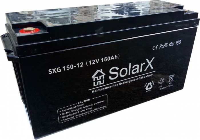 Акумуляторна батарея SolarX SXG 150-12 (технологія Гель)