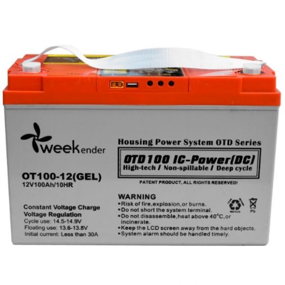 Аккумуляторная батарея Weekender OTD100-12 (GEL)
