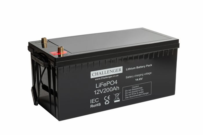 Акумуляторна батарея літієва Challenger LiFePO4 LF12-200
