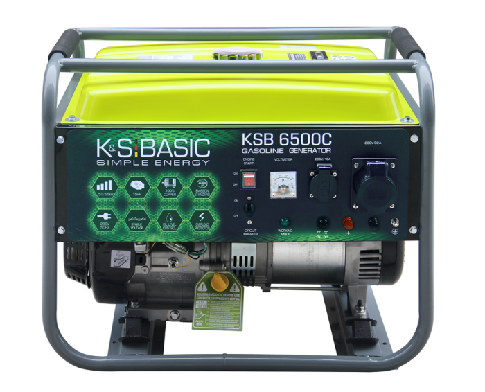 Генератор бензиновий Konner&Sohnen BASIC KS 6500C