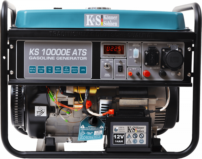 Генератор бензиновий Konner&Sohnen KS 10000Е ATS-3