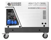 Дизельный инверторный генератор Konner&Sohnen KS 6500iDE S ATSR