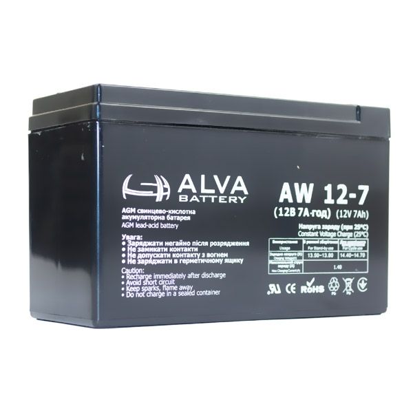 Аккумуляторная батарея ALVA AW12-7.5 (108493)