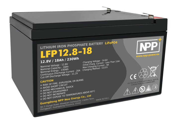 Аккумуляторная батарея NPP LFP 12.8-18