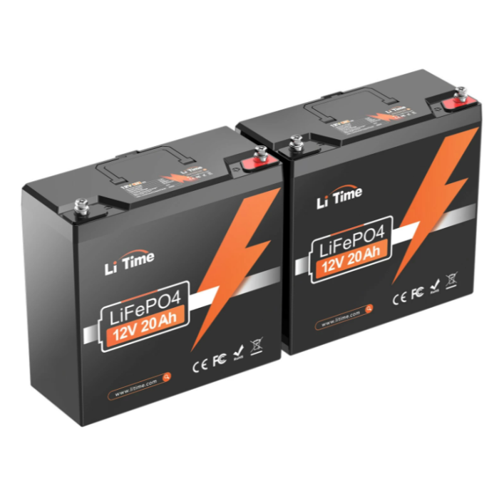 Акумуляторна батарея LiTime LiFePO4  12V20Ah (256Wh) 12V20-20-BASIC-4-A20
