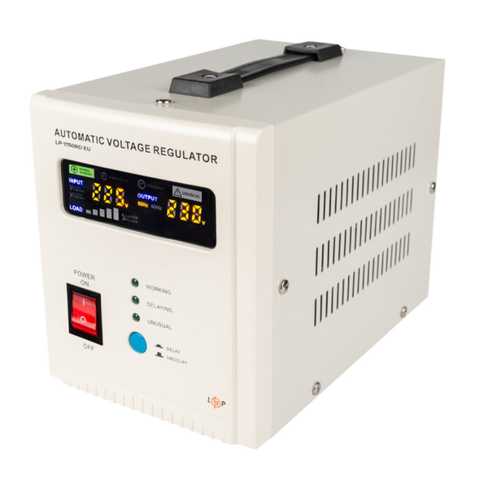 Стабилизатор напряжения релейный Logicpower LP-1750RD EU (1000Вт/7ступ)