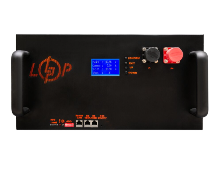 Аккумулятор LogicPower LP LiFePO4 48V (51.2V) 230 Ah (11776Wh) (Smart BMS 200A/100А) LCD RM