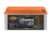 Аккумулятор LogicPower LP LiFePO4 12.8V 100 Ah (1280Wh) (BMS 80A/40A) для ИБП
