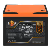 Акумулятор LogicPower LP LiFePO4 12.8V 100 Ah (1280Wh) Smart BT