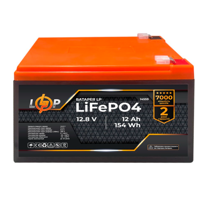 Аккумулятор LogicPower LP LiFePO4 12.8V 12 Ah (154Wh)