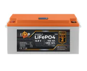 Акумулятор LogicPower LP LiFePO4 12V 100 Ah (1280Wh) (BMS 80A/40A) LCD для ДБЖ