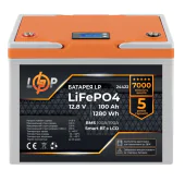 Акумулятор LogicPower LP LiFePO4 12V (12.8V) 100 Ah (1280Wh) (BMS 100A/100А) LCD Smart BT