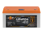 Акумулятор LogicPower LP LiFePO4 12V (12.8V) 200 Ah (2560Wh) (BMS 100A/50А) LCD для ДБЖ