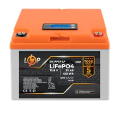 Аккумулятор LogicPower LP LiFePO4 12V (12.8V) 32 Ah (410Wh) (BMS 30А/15A) LCD