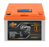 Аккумулятор LogicPower LP LiFePO4 12V (12.8V) 32 Ah (410Wh) (BMS 50А/25A) LCD
