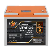 Аккумулятор LogicPower LP LiFePO4 12V (12.8V) 64 Ah (820Wh) (BMS 80A/40А) LCD для ИБП
