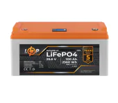 Акумулятор LogicPower LP LiFePO4 24V (25.6V) 100 Ah (2560Wh) (BMS 80A/40А) LCD