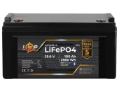 Акумулятор LogicPower LP LiFePO4 24V (25.6V) 100 Ah (2560Wh) (BMS 80A/80А) Smart BT
