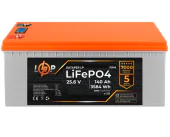 Акумулятор LogicPower LP LiFePO4 24V (25.6V) 140 Ah (3584Wh) (BMS 150A/75A) LCD для ДБЖ