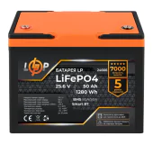 Аккумулятор LogicPower LP LiFePO4 24V (25.6V) 50 Ah (1280Wh) (BMS 80A/50А) Smart BT