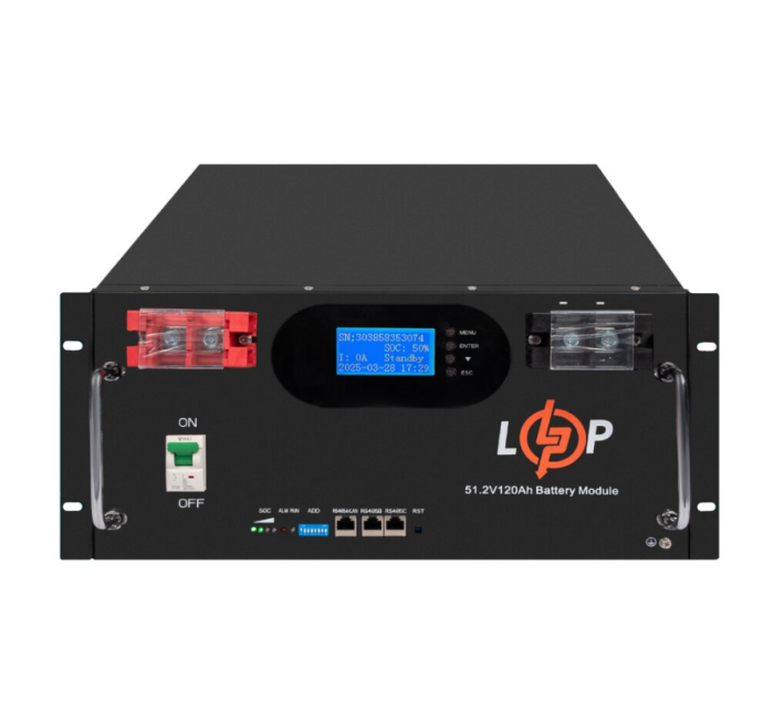 Аккумулятор LogicPower LP LiFePO4 51.2V 120 Ah (6000Wh) (Smart BMS 100A)