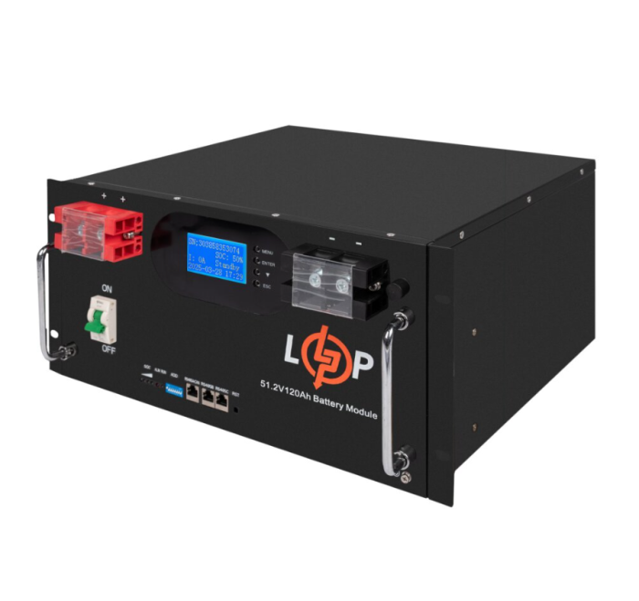 Аккумулятор LogicPower LP LiFePO4 51.2V 120 Ah (6000Wh) (Smart BMS 100A)