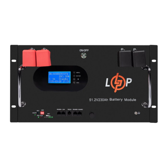 Аккумулятор LogicPower LP LiFePO4 51.2V 230 Ah (11776Wh) (Smart BMS 200A)