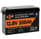 Акумулятор LogicPower LP LiFePO4 для ДБЖ 12V (12,8V) 200 Ah (2560Wh) (Smart BMS 100А) с BT