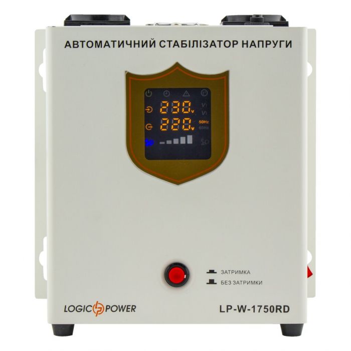 Стабілізатор напруги релейний Logicpower LP-W-1750RD (1000Вт/7 ступ)