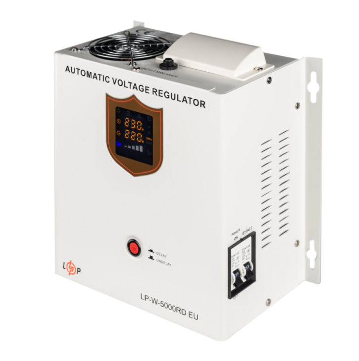 Стабилизатор напряжения релейный LogicPower LP-W-5000RD EU (3000Вт/7 ступ)