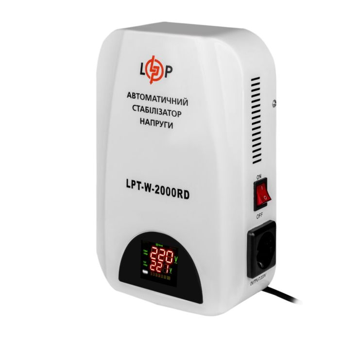 Стабилизатор напряжения LogicPower LPT-W-2000RD (1400Вт)